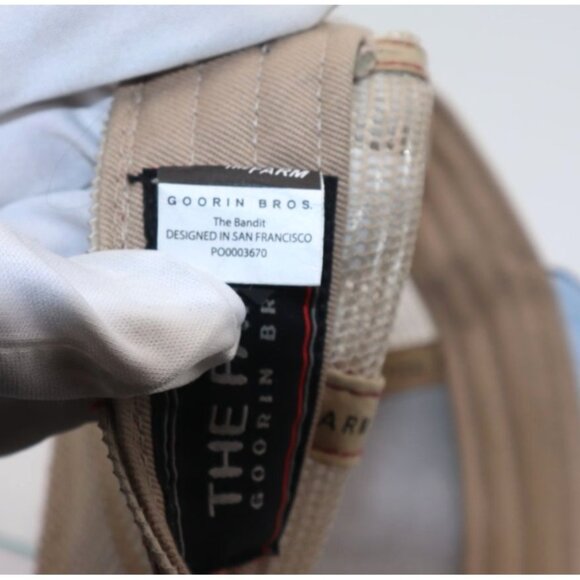 Goorin Bros Mesh Trucker Hat "The Bandit" Raccoon Patch Adjustable Snapback - Picture 5 of 7